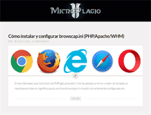 Tablet Screenshot of microplagio.com